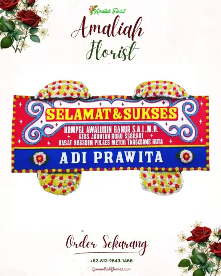 Papan Bunga Ucapan Selamat Tanggirejo